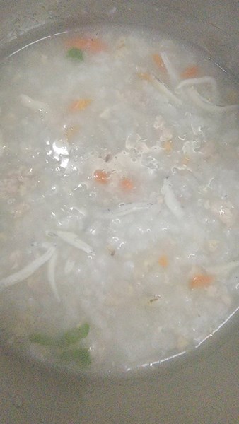 早點--高鈣小魚麥片粥