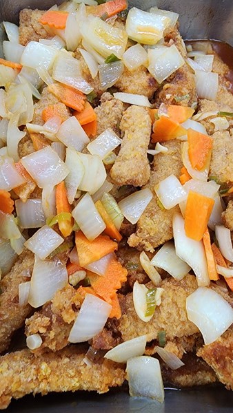 午餐--糖醋魚條