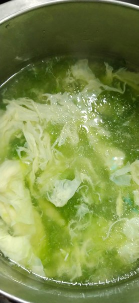 午餐--海菜蛋花湯