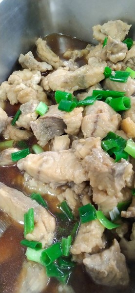 午餐--薑燒魚片