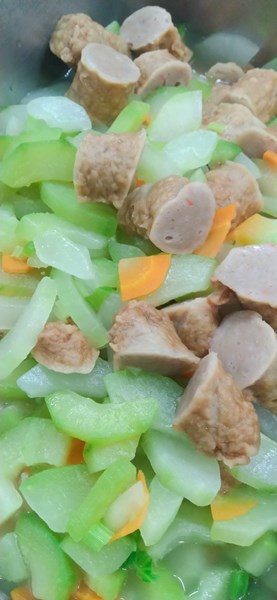 午餐--大瓜燴炒