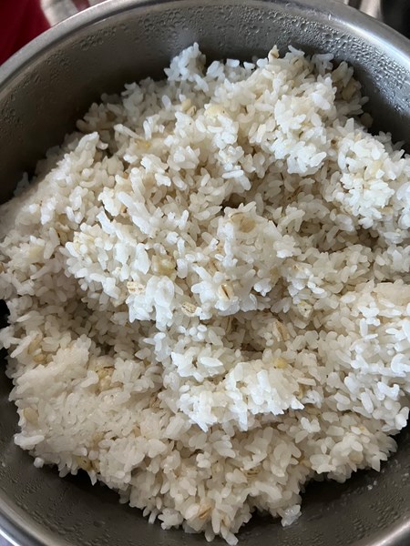 午餐--高纖麥片飯