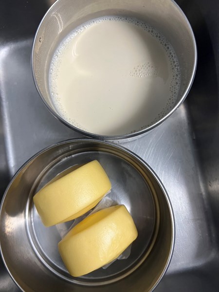 午點--雞蛋饅頭+豆漿
