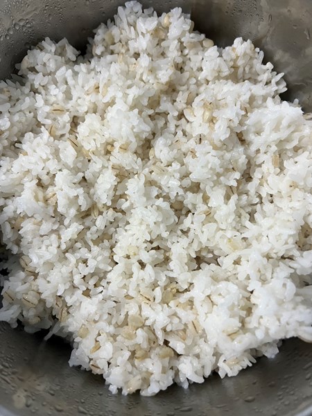 午餐--高纖麥片飯