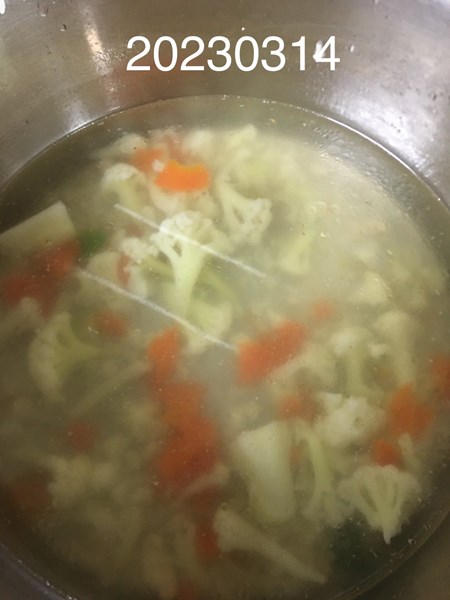 午餐--健康花菜湯