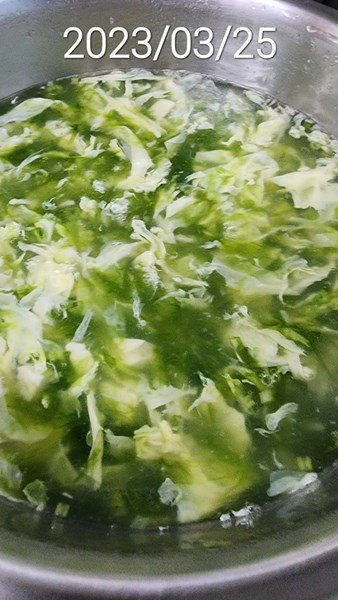 午餐--海菜芙蓉羹