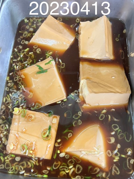 午餐--滷傳統豆腐