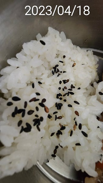 午餐--箱箱芝麻飯