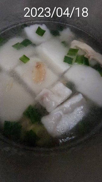 早點--肉燥芋頭糕湯