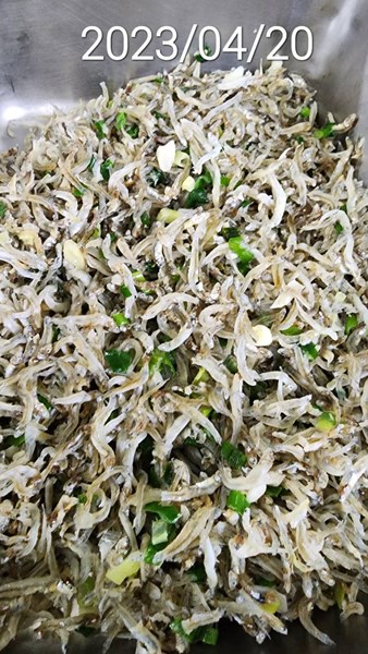 午餐--炒吻仔魚