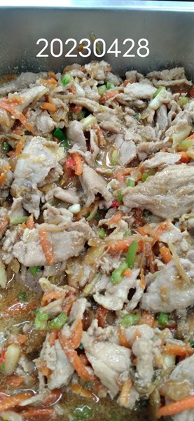 午餐--蒙古炒肉片