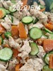 午餐--三色炒雞絲