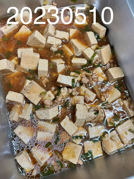 午餐--肉末滷豆干