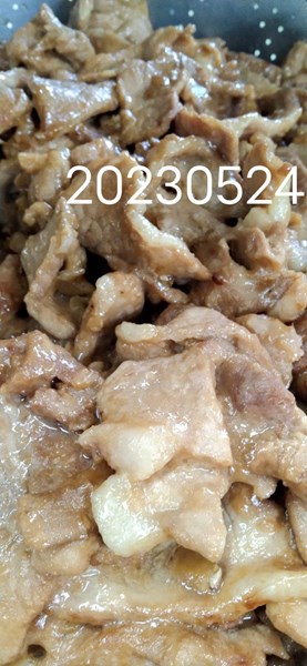 午餐--豬肉片