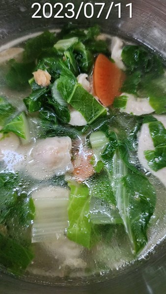 早點--清蔬貢丸湯